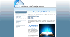 Desktop Screenshot of ibtministries.org
