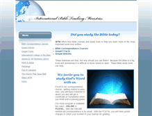 Tablet Screenshot of ibtministries.org